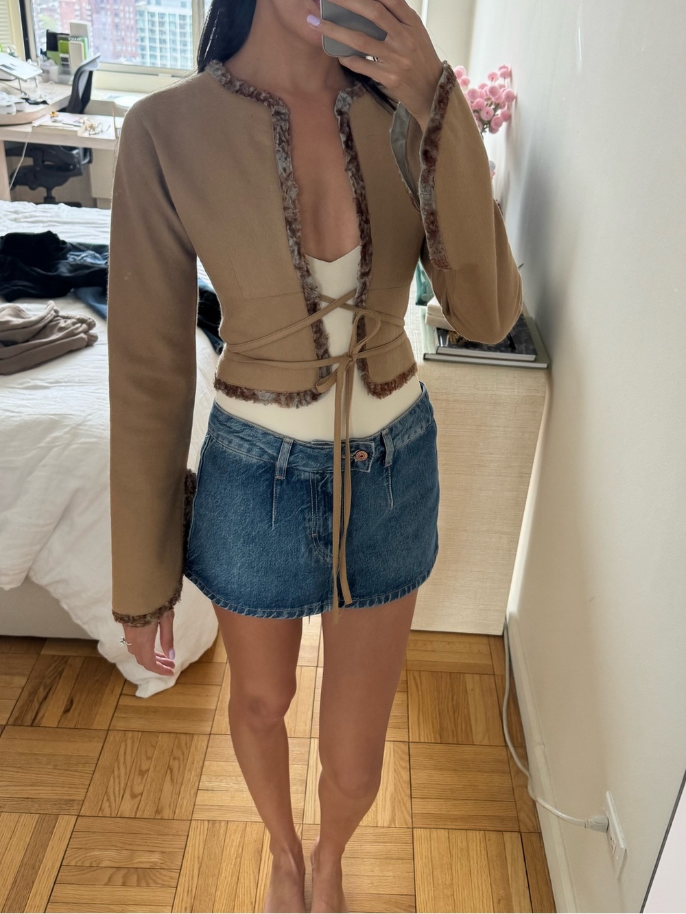 Vintage Fendi by Karl Lagerfeld 1980s Cropped Jacket - Picture 3 of 13